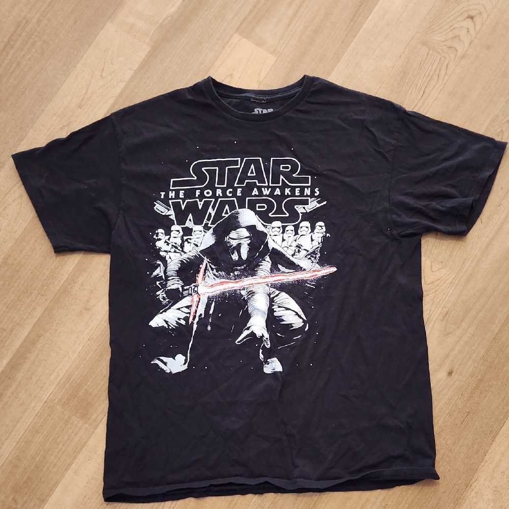 Star Wars The Force Awakens Black Graphic Tee